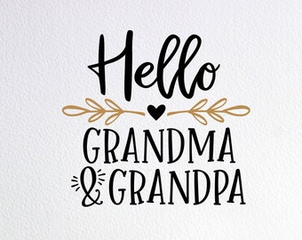 Download Hello Grandma Svg Etsy