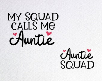 Aunt Loves Me Svg Etsy