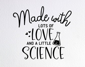Love And Science Svg Etsy