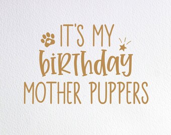 Download Dog Birthday Svg Etsy