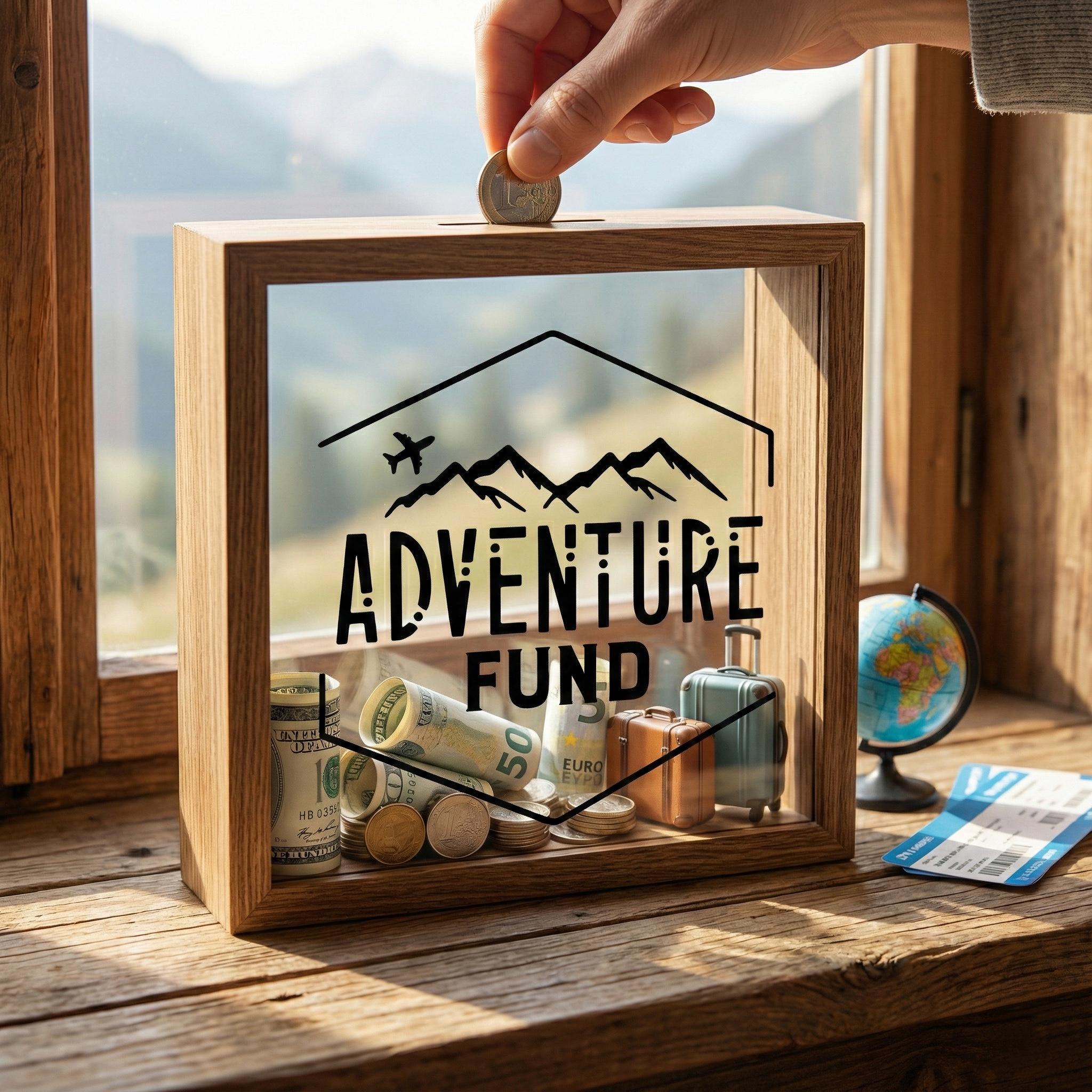 Adventure Fund SVG: Travel Jar Cut File for Cricut, Silhouette - Etsy