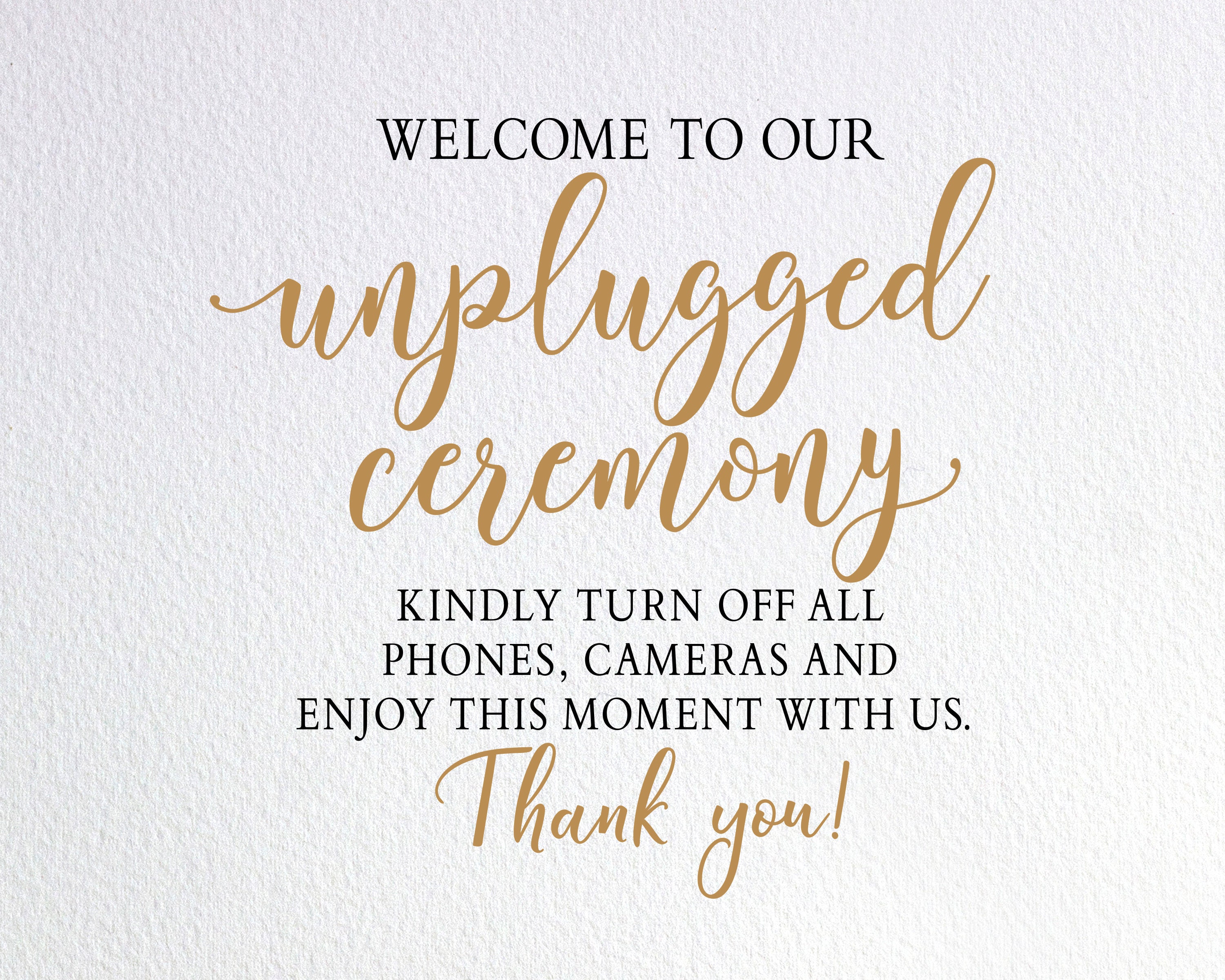 Free Free 314 Unplugged Wedding Sign Svg SVG PNG EPS DXF File