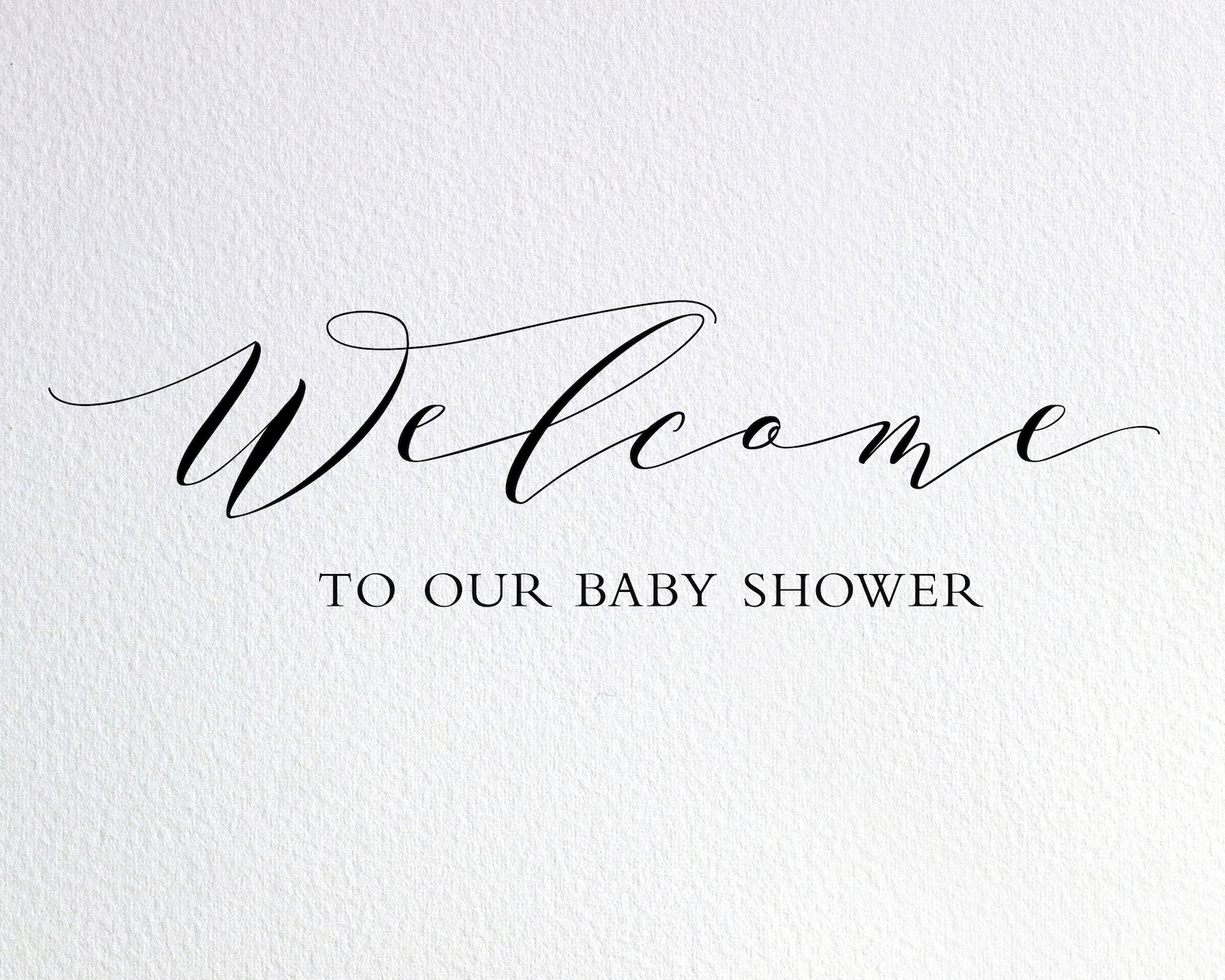 Welcome to Our Baby Shower Svg Baby Shower Sign Svg Dxf Png | Etsy