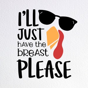 Funny Breastfeeding Thanksgiving Turkey SVG: Onesie Cut File