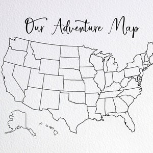 Our Adventure Map Svg, Travel Map Svg, Adventure Map Svg, Dxf Png Cut File for Cricut Silhouette Cameo