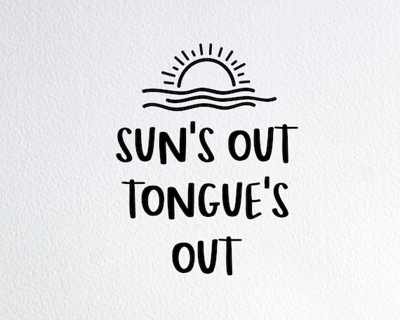 Download Sun S Out Tongue S Out Svg Summer Dog Bandana Svg Etsy