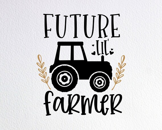 Download Future Lil Farmer Svg New Farm Baby Announcement Onesie Etsy