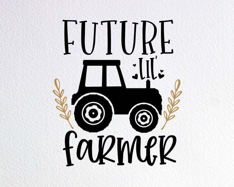 Download Future Lil' Farmer Svg New Farm Baby Announcement Onesie ...