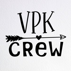 VPK Crew Svg, VPK Crew Shirt Svg, Dxf Png Cut File for Cricut Silhouette Cameo