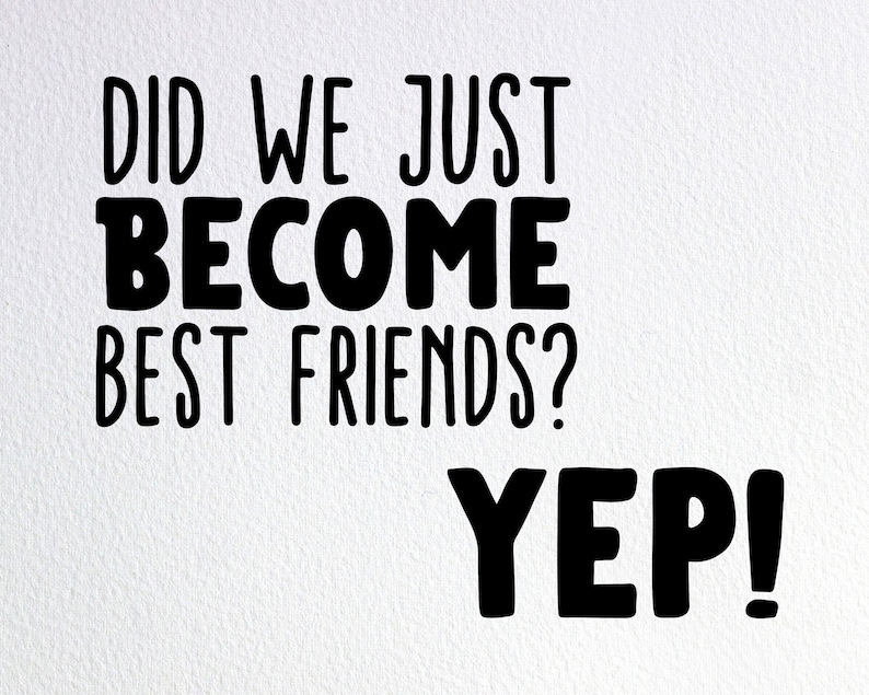 Did We Just Best Friends Yep Svg Matching Shirts Set Etsy