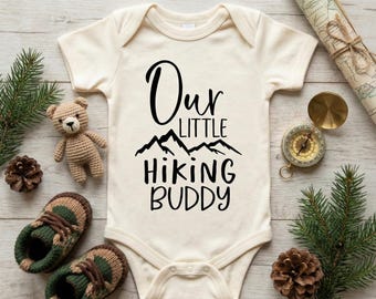 Hiking Baby Onesie SVG: Our Little Hiking Buddy Cut File (Digital Download)