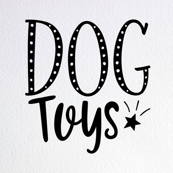 Dog Toys Svg, Dog Toys Storage Svg, Dxf Png Cut File for Cricut Silhouette Cameo