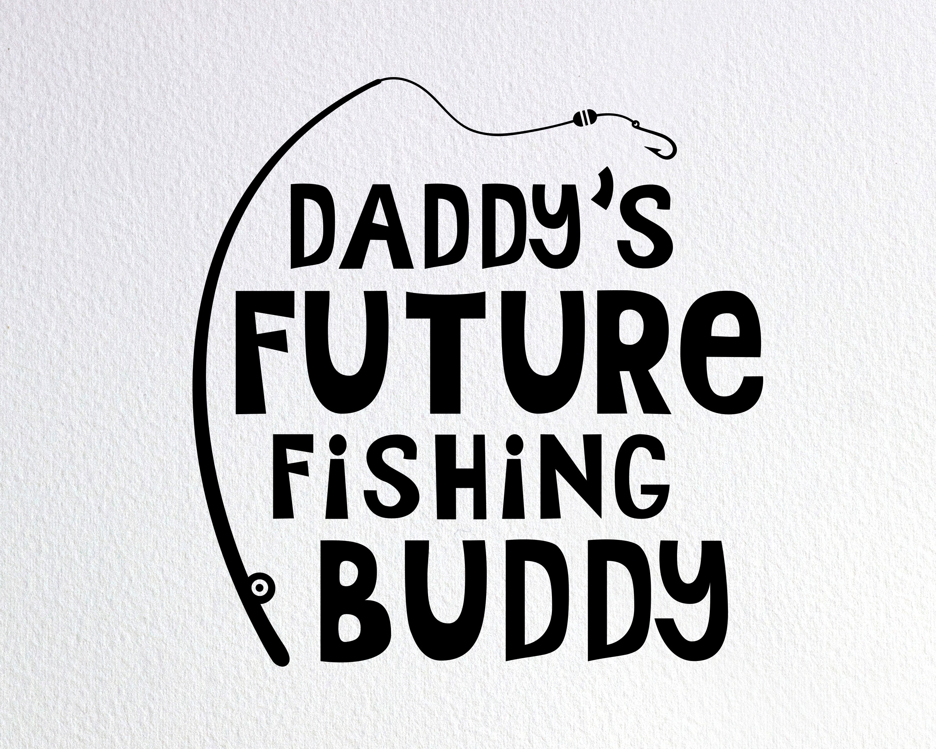 Buy Daddy's Future Fishing Buddy Svg, Fishing Onesie Svg, Fishing