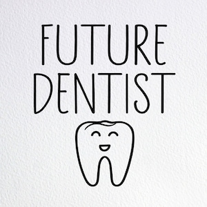 Future Dentist SVG: Funny Tooth Baby Onesie Cut File