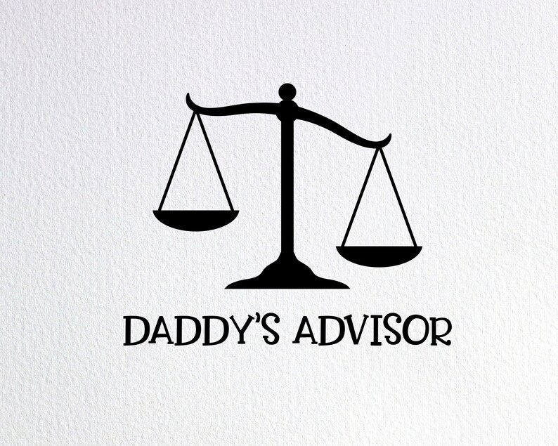 Download Daddy's Advisor Svg Funny Baby Onesie Svg Dxf Png Cut | Etsy