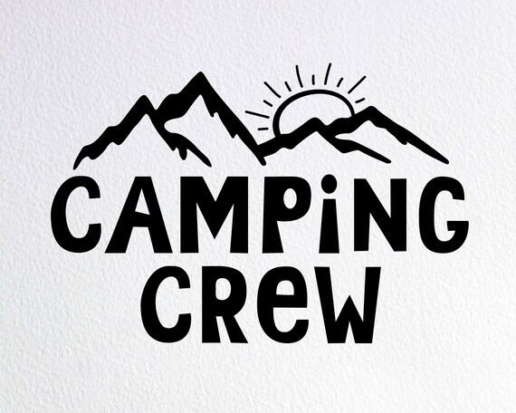 Camping Crew Svg Camping With Friends Shirt Svg Dxf Png Cut | Etsy