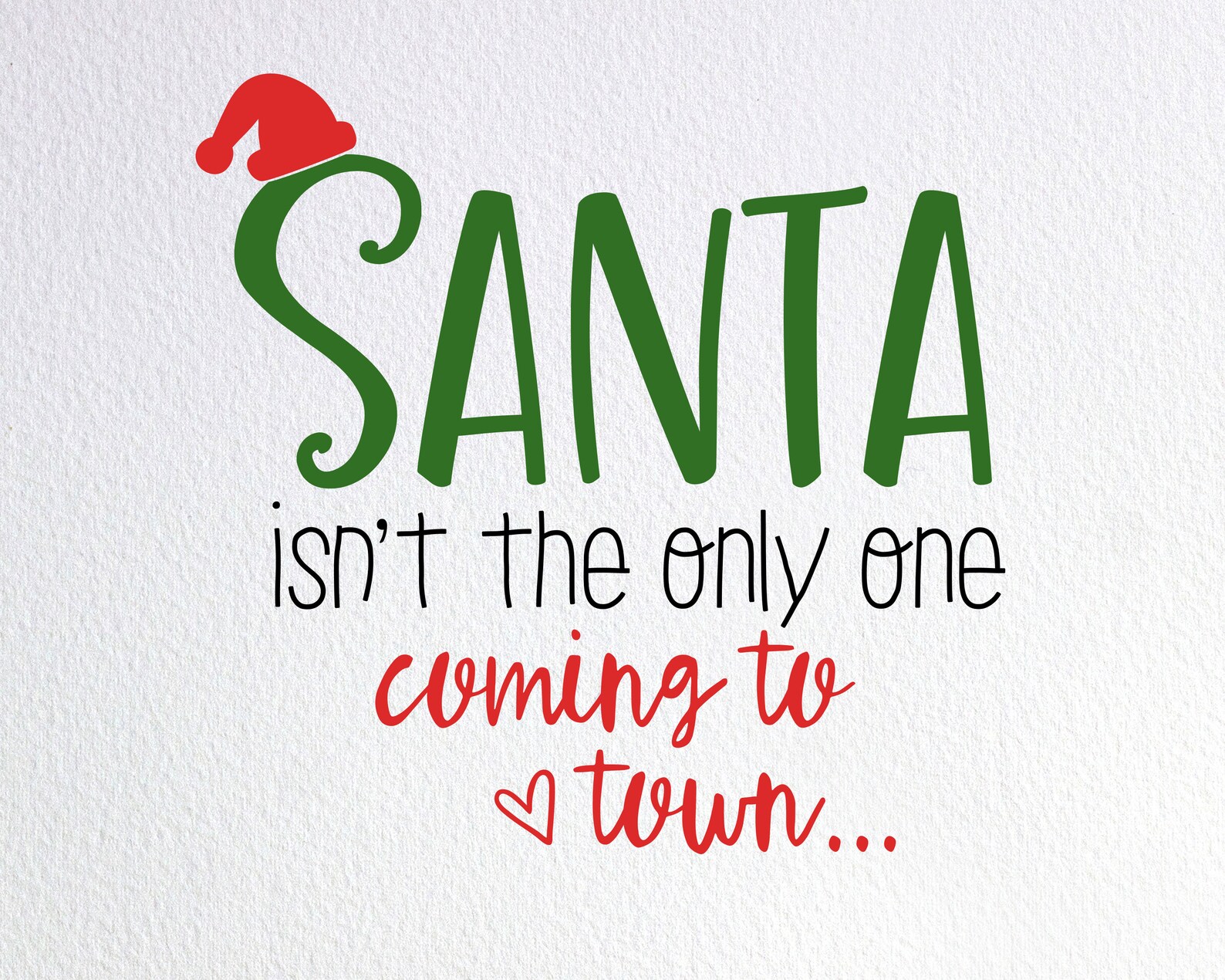 Santa Isn't the Only One Coming to Town Svg Baby Reveal - Etsy