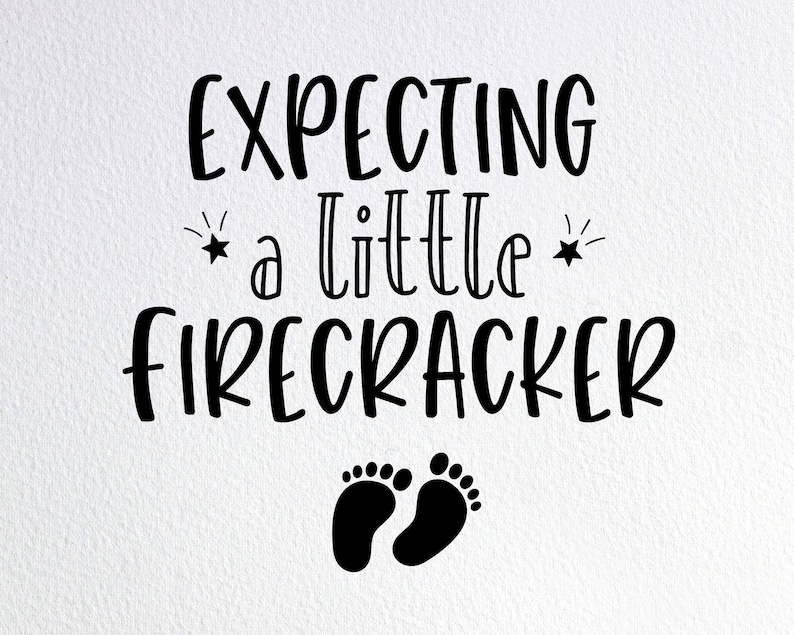 Download Expecting A Little Firecracker Svg Funny Expecting Mom ...