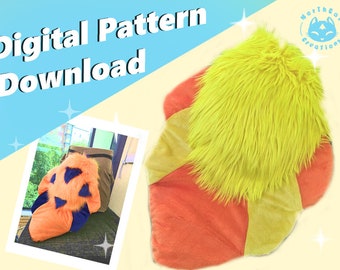 Bird Fursuit Tail Pattern -PDF-