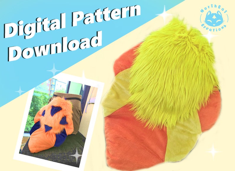 Bird Fursuit Tail Pattern PDF - Etsy