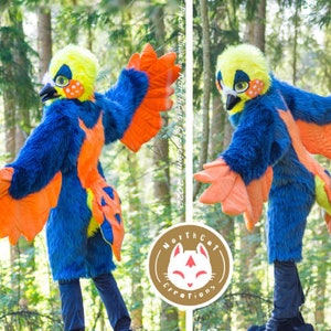 Bird Fursuit Tail Pattern -PDF- - Etsy