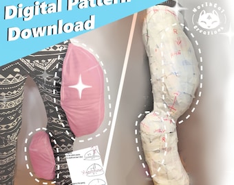 Padrão de enchimento de body fursuit -PDF-