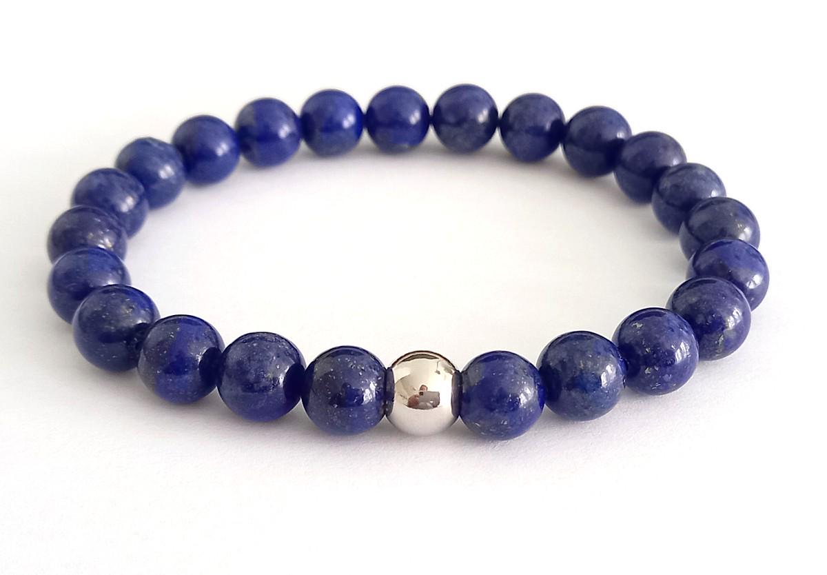 Classico Perlenarmband Bari in dunklem Blau