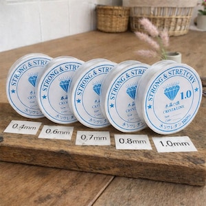 Schmuckband Elastikfaden 0,4mm 0,6mm 0,7mm 0,8mm 1mm Transparent Stretch Schnur Armbänder Schmuck Schmuckherstellung Perlenschmuck Armbänder