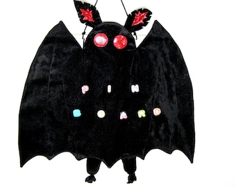Mothman pin display board, mothman plush pin banner, pin board, enamel pin board, enamel pin banner, luna moth