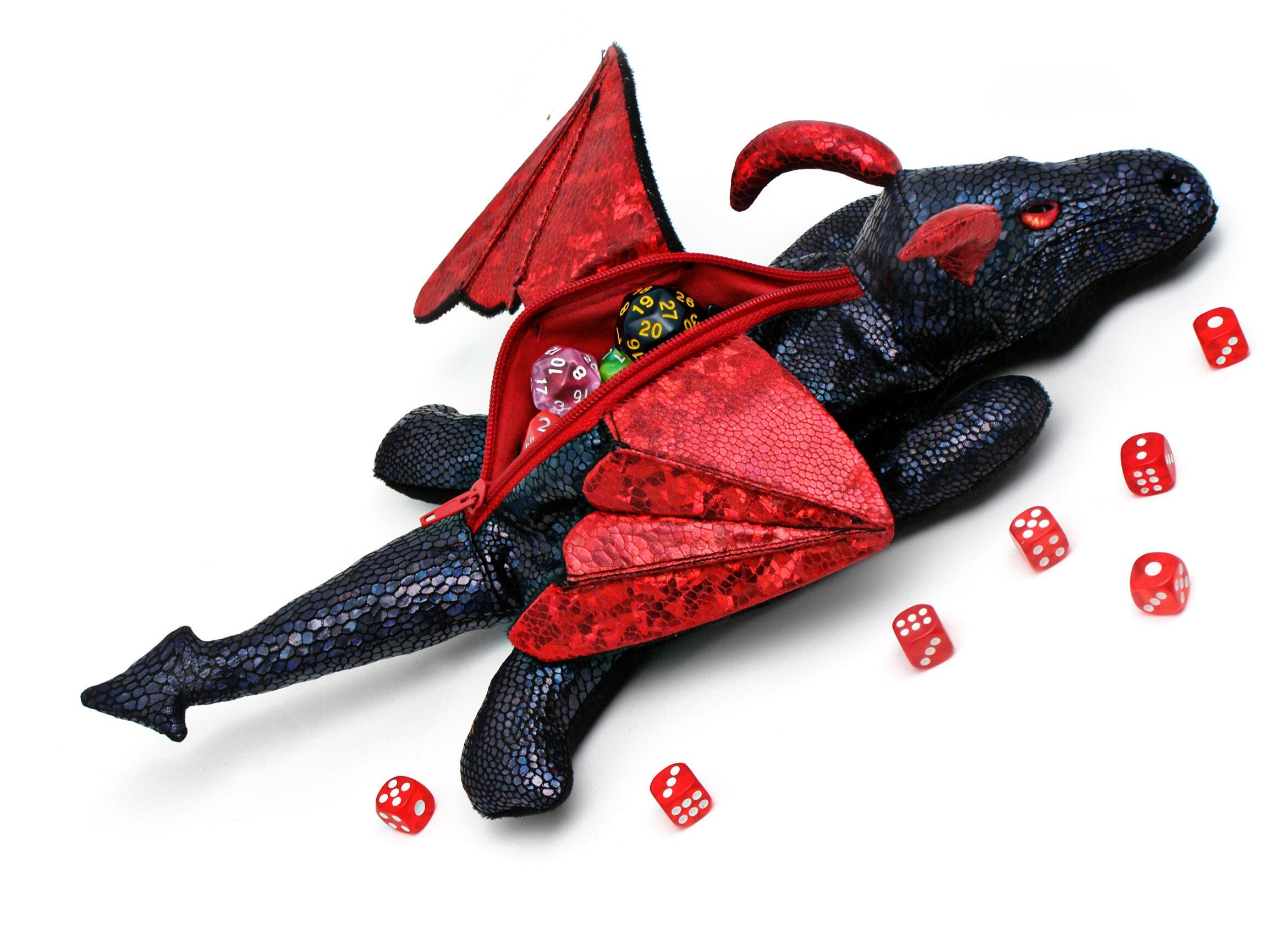 ドラゴンぬいぐるみダイスバッグ DNDダイスホルダー - Etsy 日本