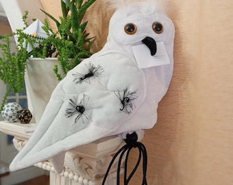 Snowy Owl dnd dice bag dice storage