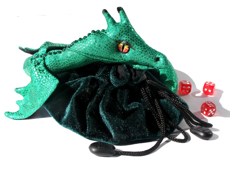 Dragon Black & Adorable Dice Bag