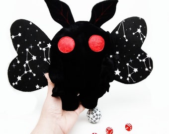 Mothman Plush Dice Bag DND Dice Storage