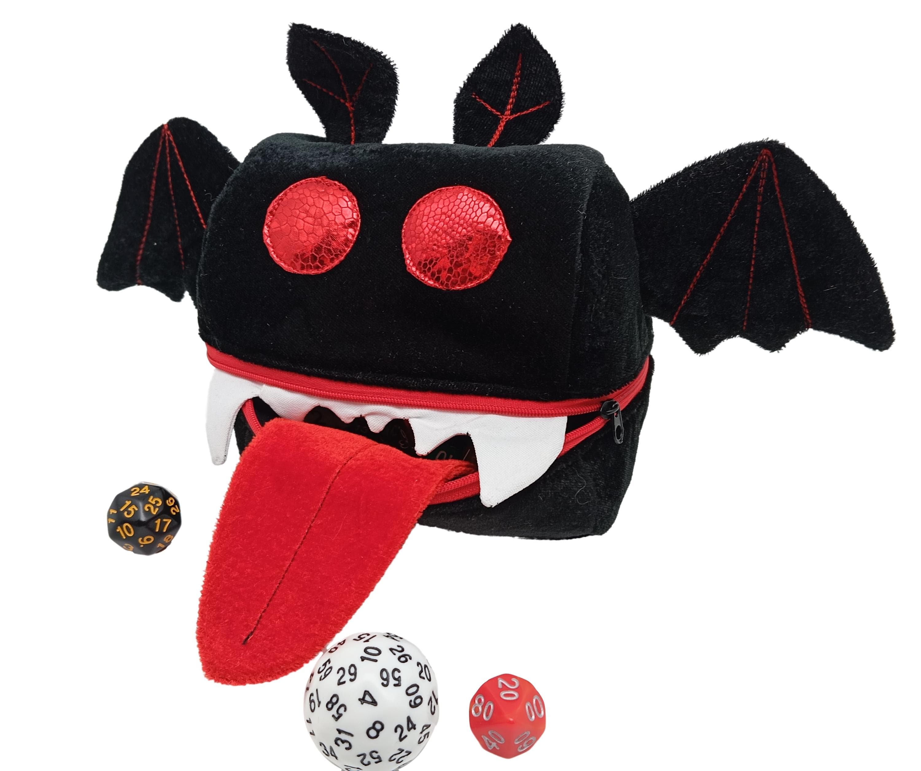Mothman Mimic dice storage Handmade dnd accessory Board game upgrade Dice bag