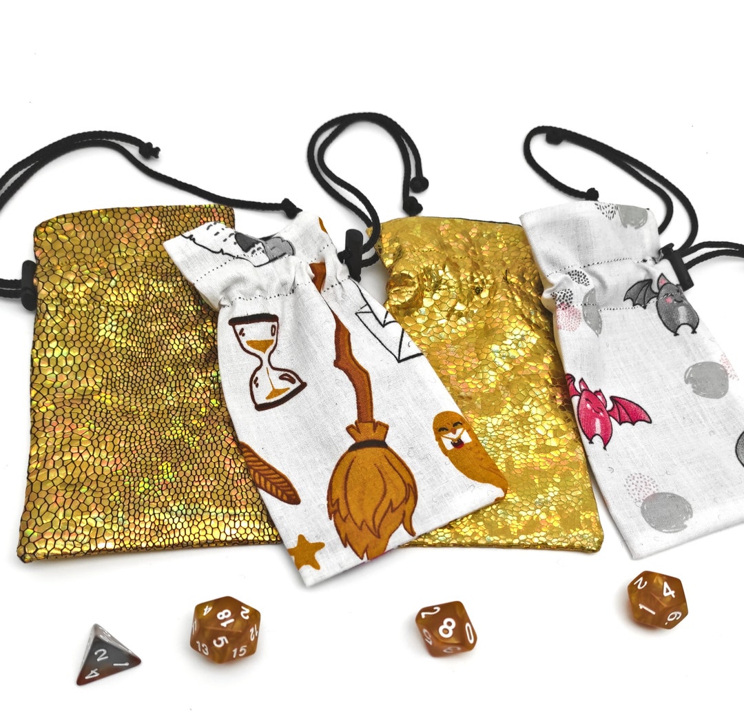 DND Bag Of Holding Crossbody Bag - Canvas Dice Bag For Tabletop RPG Gaming & DM Gifts