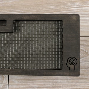 Acessórios de mesa de escritório de madeira, organizador de mesa moderno, bandeja de mesa de madeira, organizador de teclado, decoração de mesa de escritório, prateleira organizadora de mesa