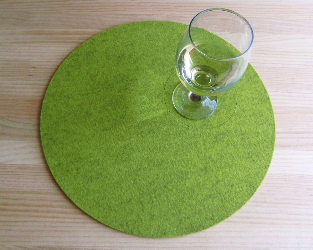 Set of 2 or 4 Wool Felt Place Mats Handmade Table Mats & Etsy