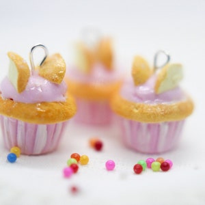 Handgemachter Feen Kuchen Anhänger: Miniatur Foodie Geschenk