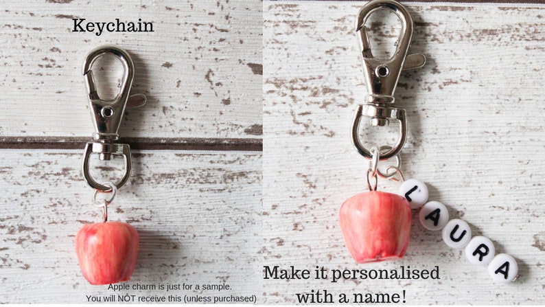 Food Jewelry Red Chilli Pepper Charm, Food Necklace image 9
