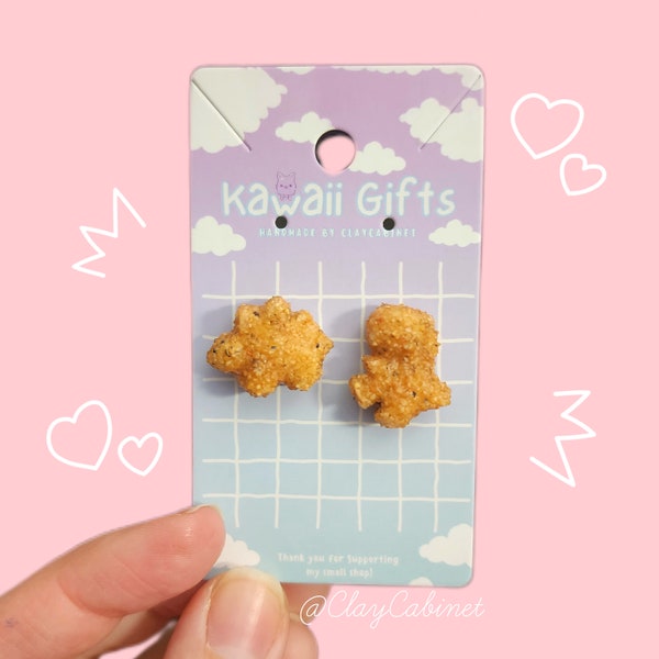 Dino Nuggie earrings(please read description)