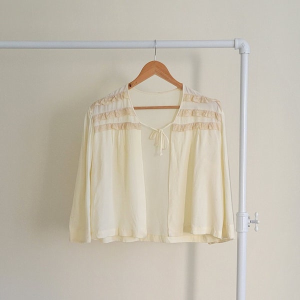 Vintage Frills Bed Jacket