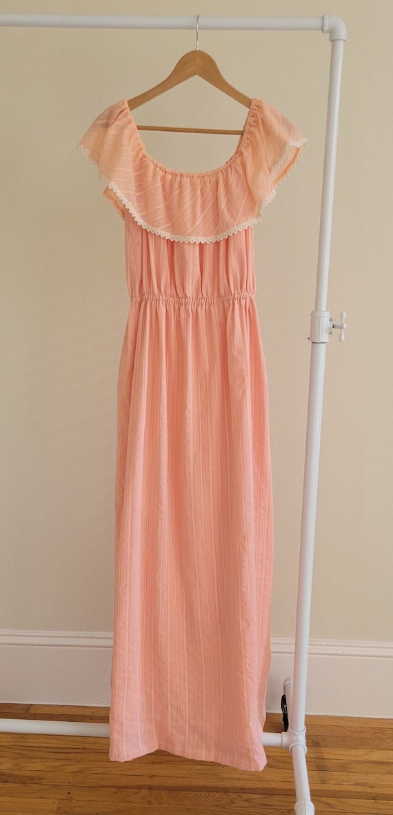 70s Pink Handmade Dress