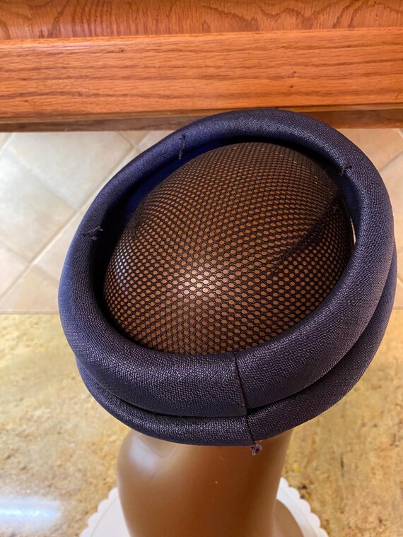 1950s Blue Ring Hat, Project Hat - image 8