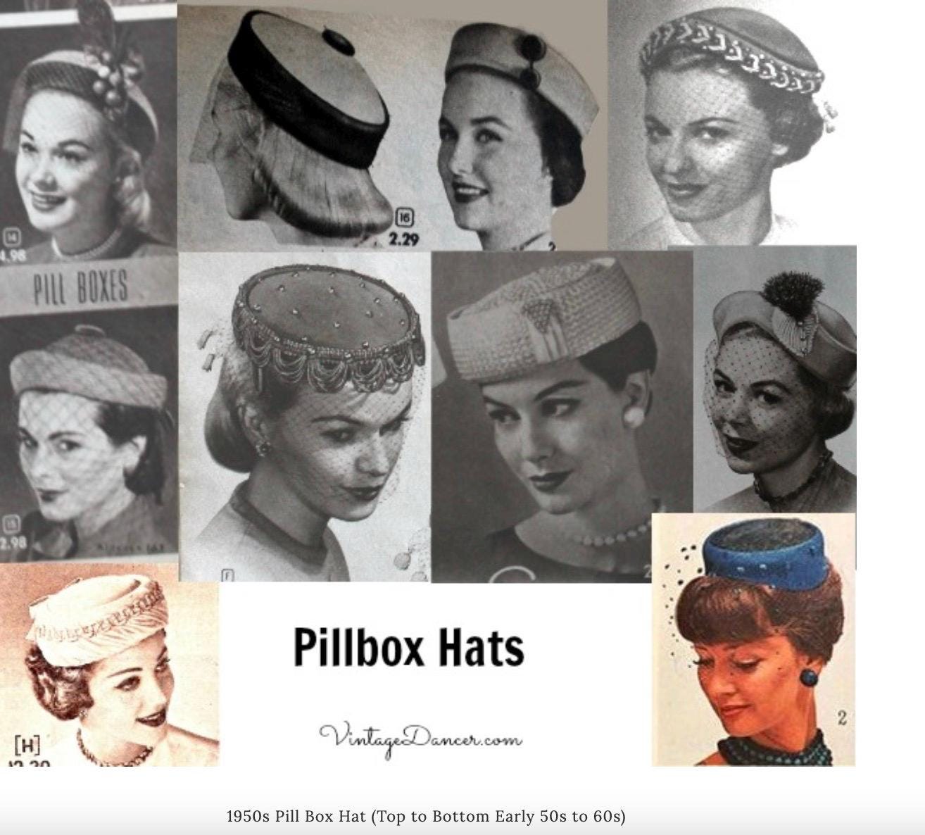 Black Woven Raffia Pillbox Hat Vintage Brown Tear Shape Pillbox Plain Hats-UQ01R-0-22- Sun Yorkos  main image 4