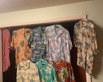 Vintage Hawaiian Shirt Sale  Free Shipping