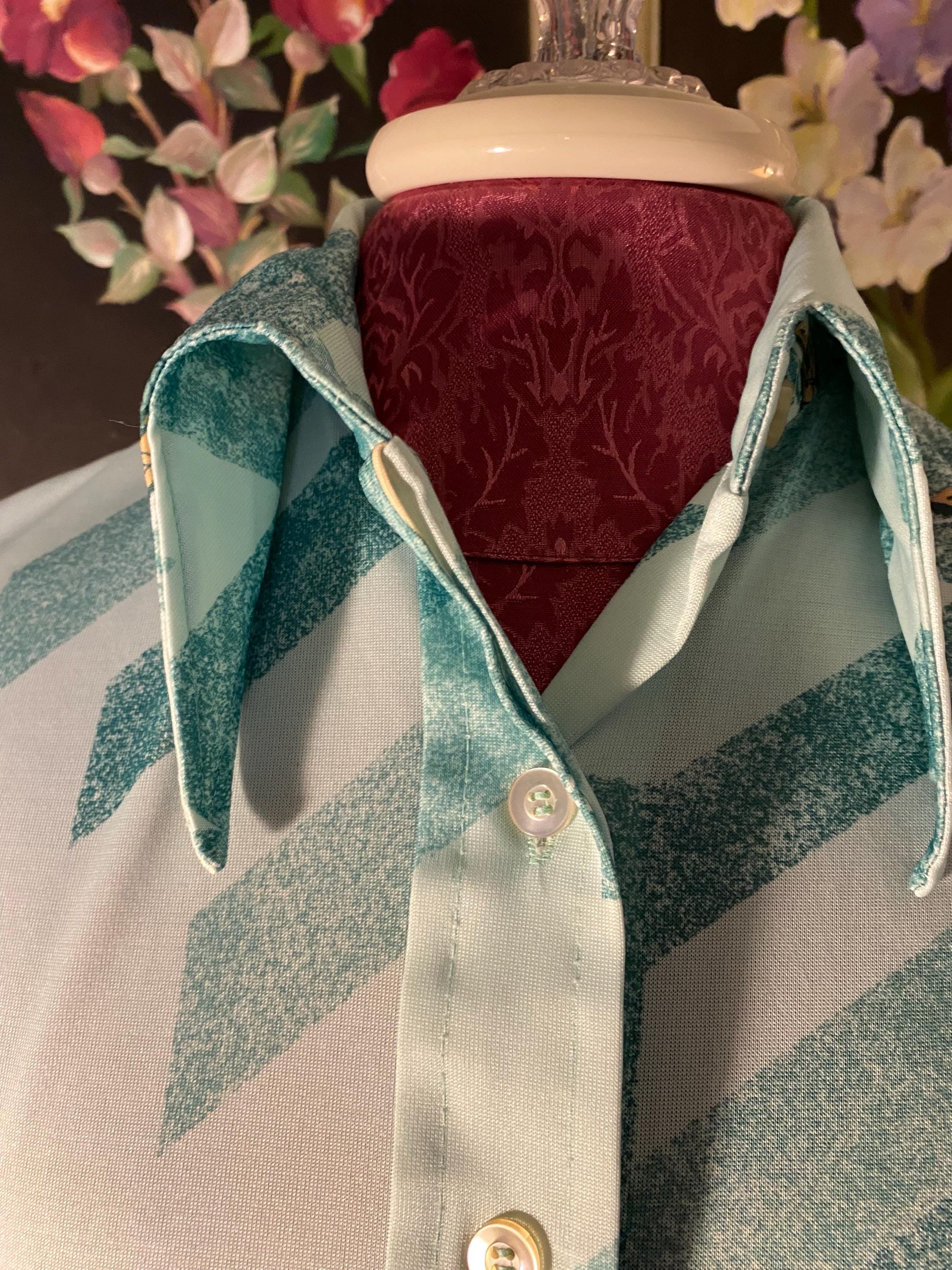Buy Mens 70s Disco Wide Collar Shirt Online In India - Etsy India