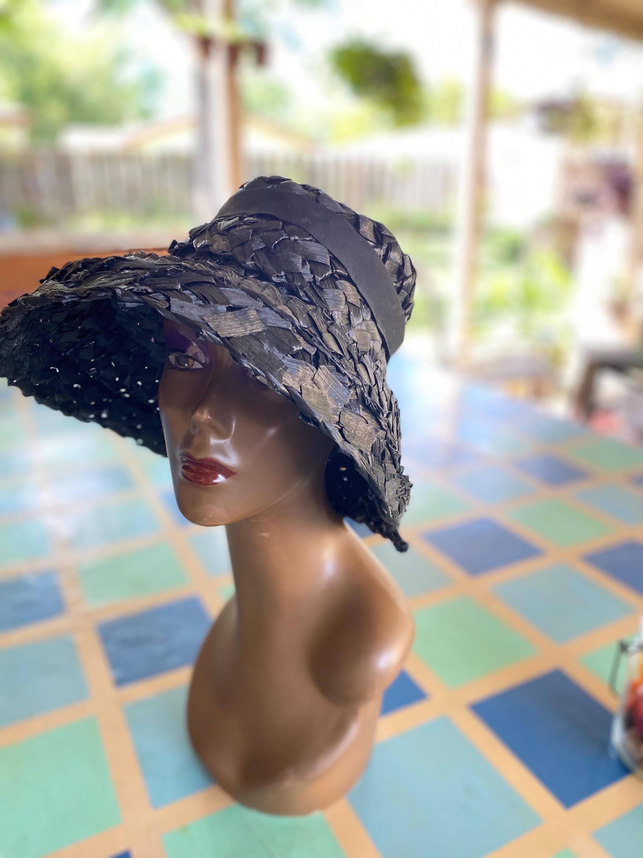 Vintage Higbees Dolly Madison Avant Garde Gathered Wool Riding Cloche Helmet Hat Dolly Madison Hat - Etsy main image 4