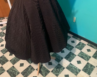 Gonna a ruota anni '50 trapuntata da Koret of California