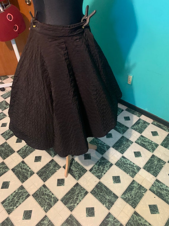Poodle Skirt 1950's Quilted by Koret of California - image 1