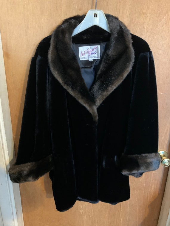 Stunning Black and Brown Faux Fur by Intrigue Semi